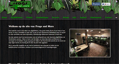 Desktop Screenshot of frogsandmore.nl